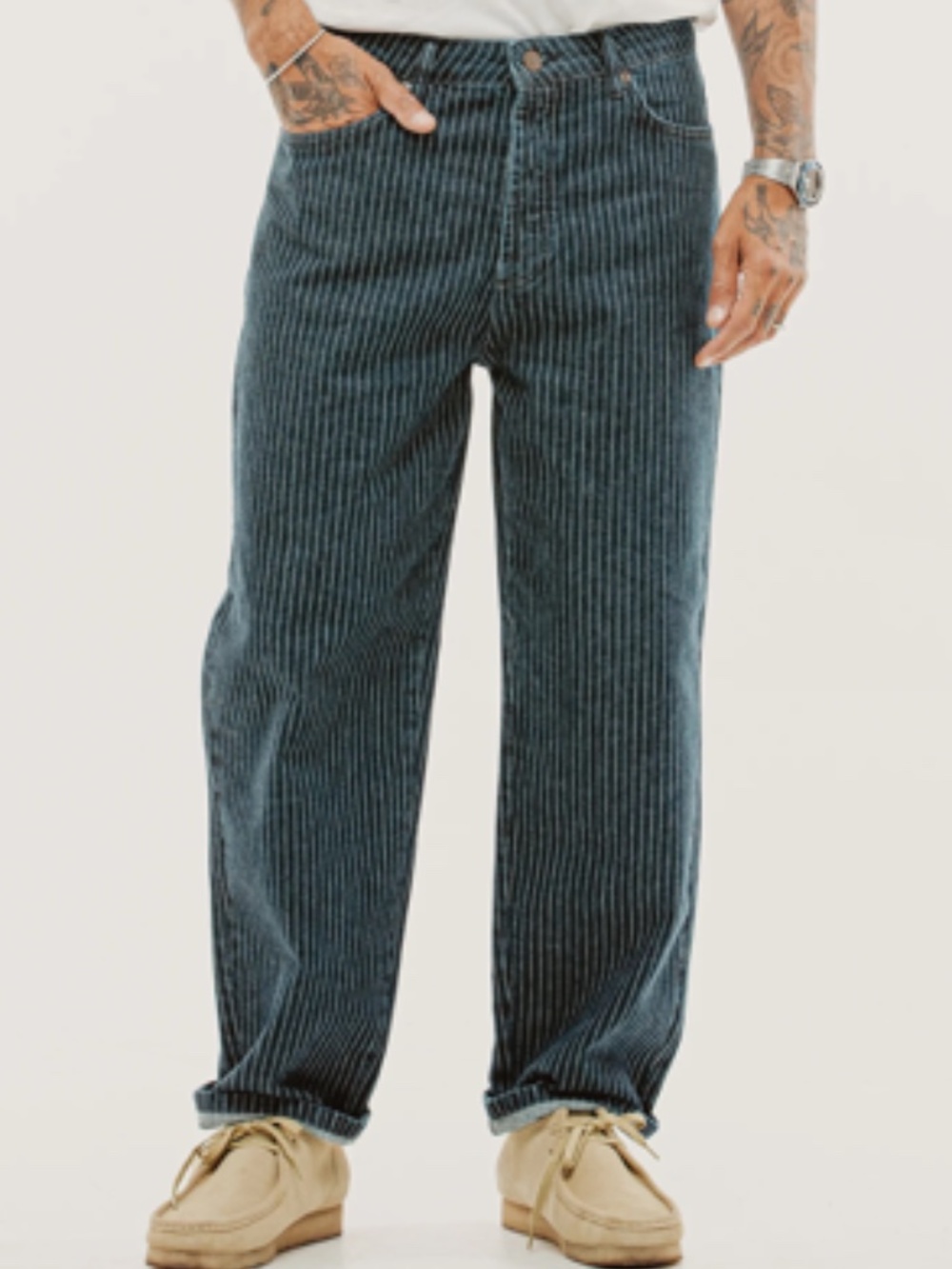 BARSTOW DENIM JEAN - HICKORY STRIPE